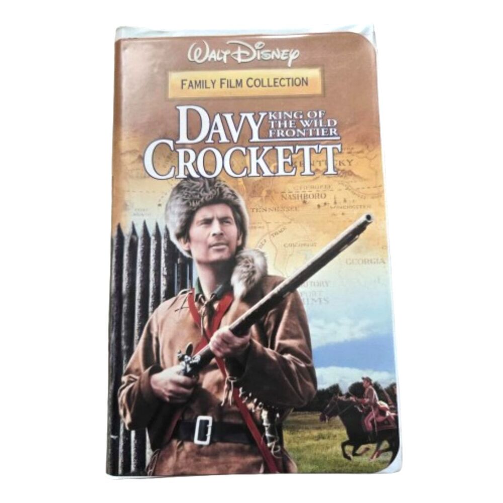 Disney Davy Crockett King of the Wild Frontier VHS